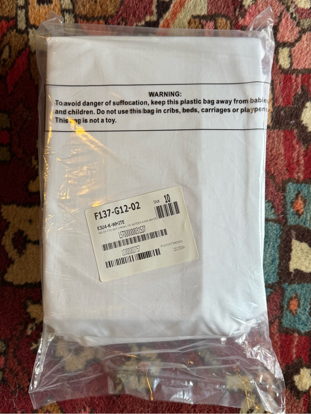 Company Store Legends Hotel Supima Wrinkle-Free King Deep Pocket Fitted Sheet Wh